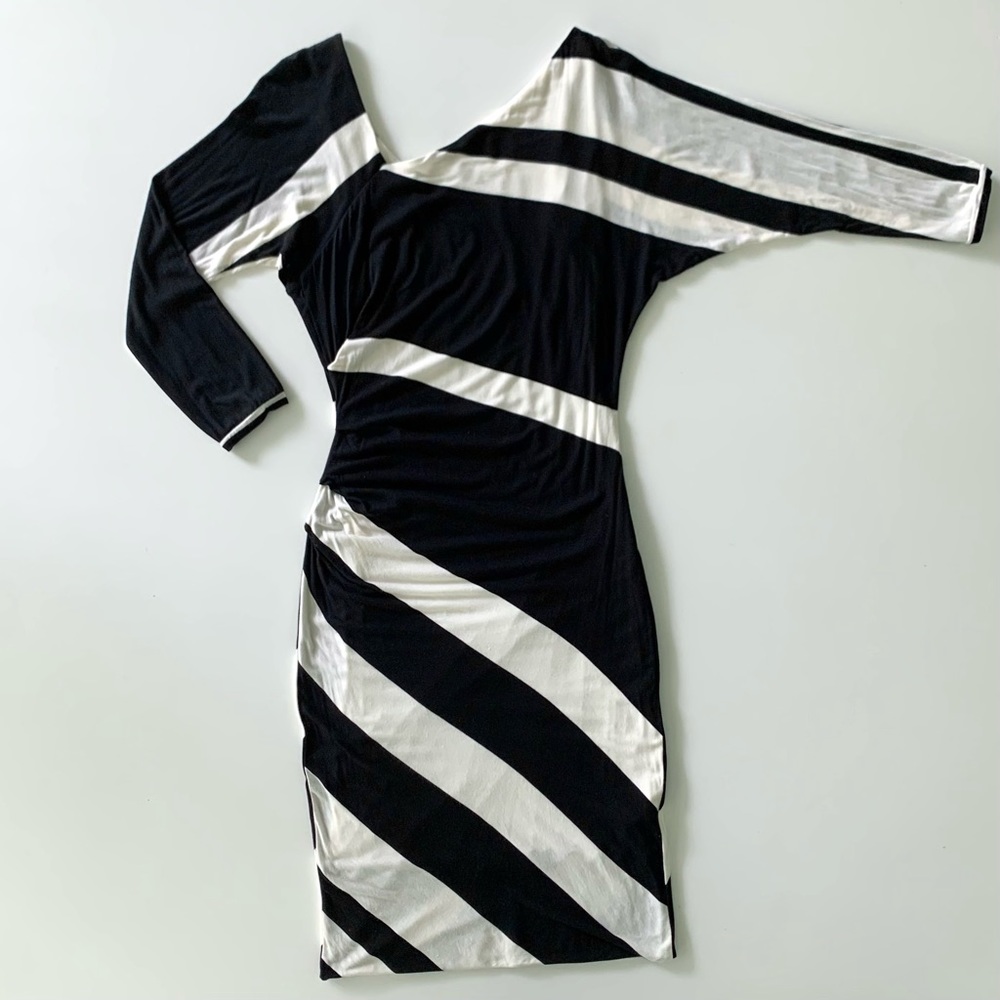 Anthropologie Form-Fitting Long Sleeve Dress